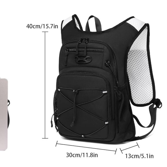 Lightweight Hydration Backpack with 3L Water Bladder
